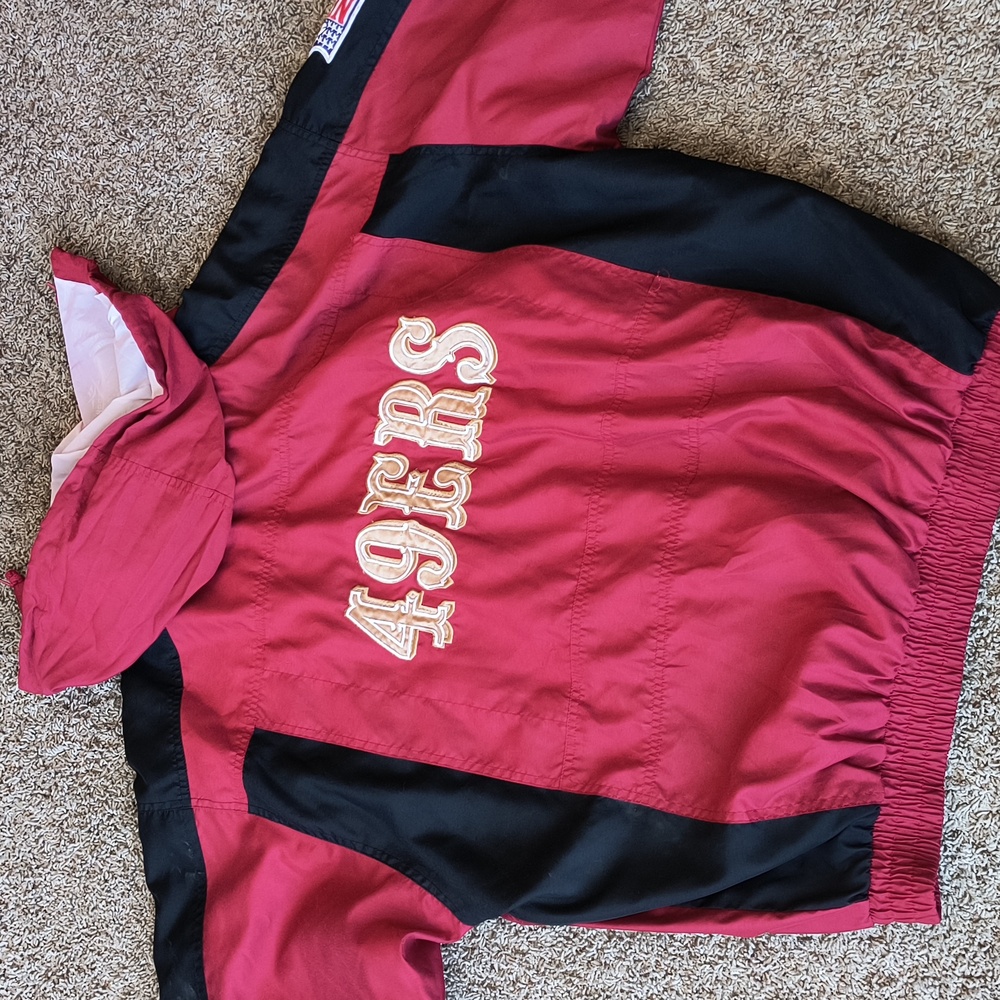 VTG Pro Line Reebok 49ers Jacket, Large - Picture 9 of 11